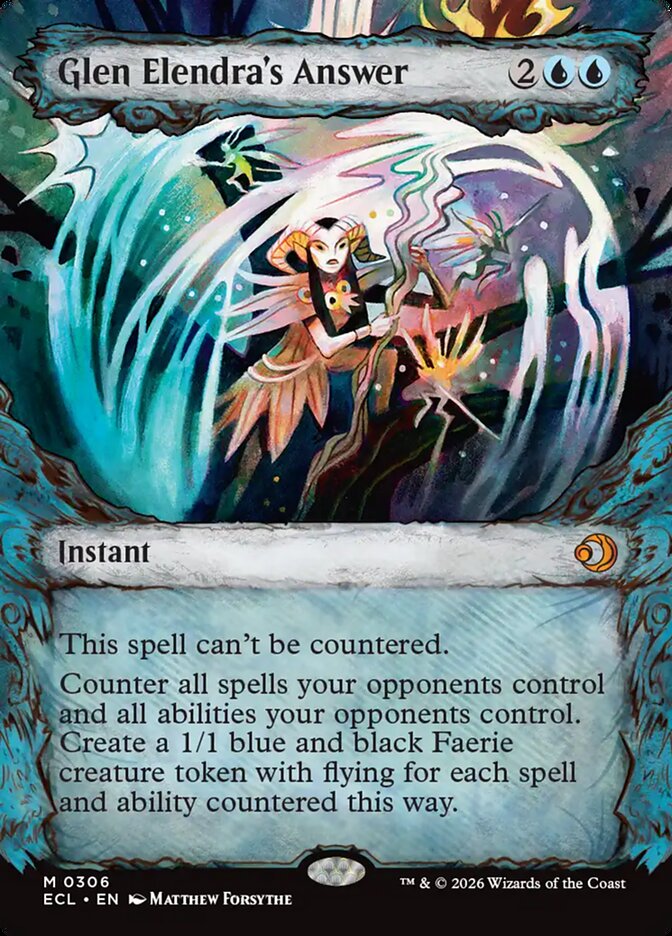 Glen Elendra's Answer – Mythic Magic: The Gathering card from Lorwyn Eclipsed (#306)