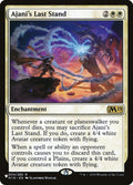 Ajani's Last Stand – Rare Magic: The Gathering card from The List (#M19-4)