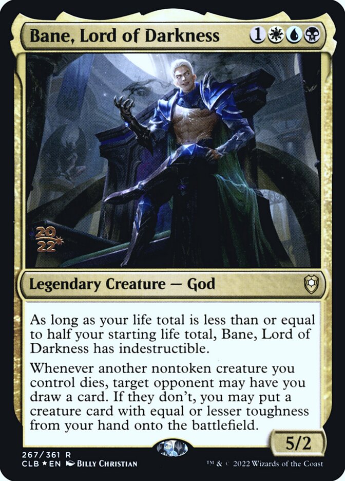 Bane, Lord of Darkness – Rare Magic: The Gathering card from Battle for Baldur's Gate Promos (#267s)