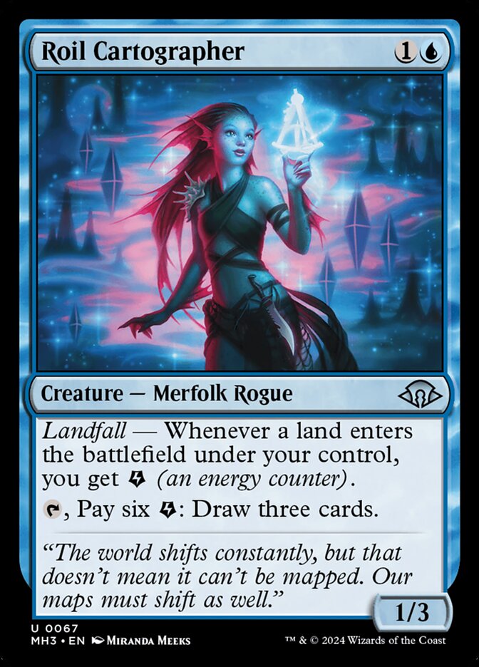 Roil Cartographer – Uncommon Magic: The Gathering card from Modern Horizons 3 (#67)