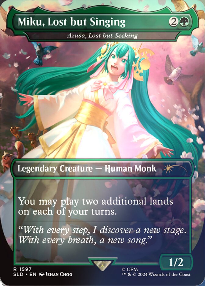 Azusa, Lost but Seeking – Rare Magic: The Gathering card from Secret Lair Drop (#1597★)