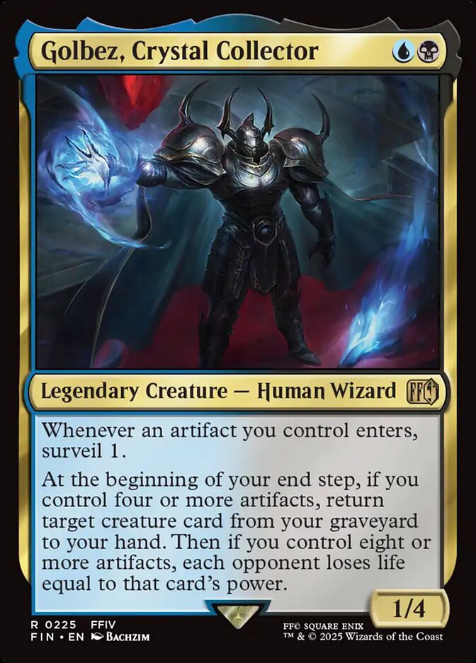 Golbez, Crystal Collector – Rare Magic: The Gathering card from Final Fantasy (#225)
