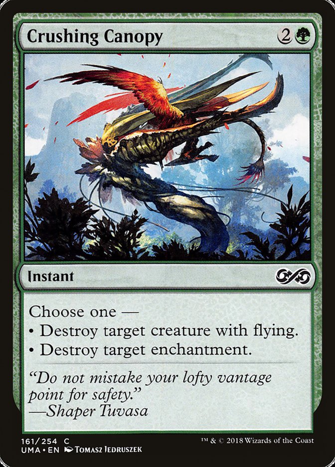 Crushing Canopy – Common Magic: The Gathering card from Ultimate Masters (#161)
