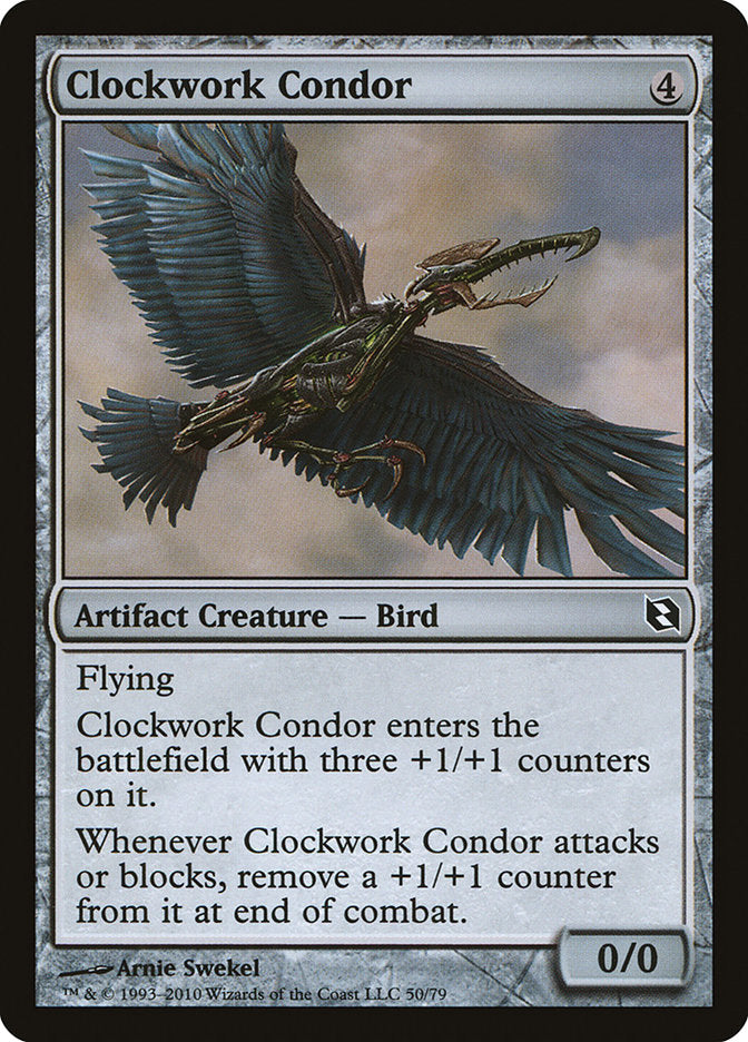 Clockwork Condor – Common Magic: The Gathering card from Duel Decks: Elspeth vs. Tezzeret (#50)