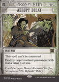 Abrupt Decay – Rare Magic: The Gathering card from Breaking News (#34)