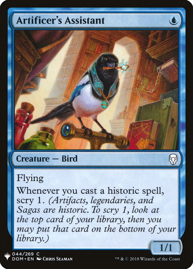 Artificer's Assistant – Common Magic: The Gathering card from The List (#DOM-44)