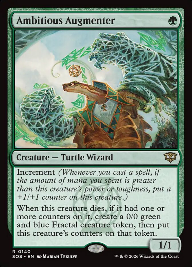 Ambitious Augmenter – Rare Magic: The Gathering card from Secrets of Strixhaven (#140)