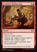 Untimely Malfunction – Uncommon Magic: The Gathering card from Duskmourn: House of Horror (#161)