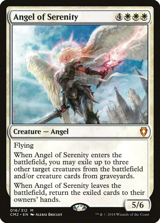 Angel of Serenity – Mythic Magic: The Gathering card from Commander Anthology Volume II (#16)