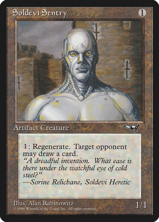 Soldevi Sentry – Common Magic: The Gathering card from Alliances (#132a)