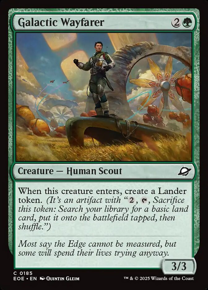 Galactic Wayfarer – Common Magic: The Gathering card from Edge of Eternities (#185)