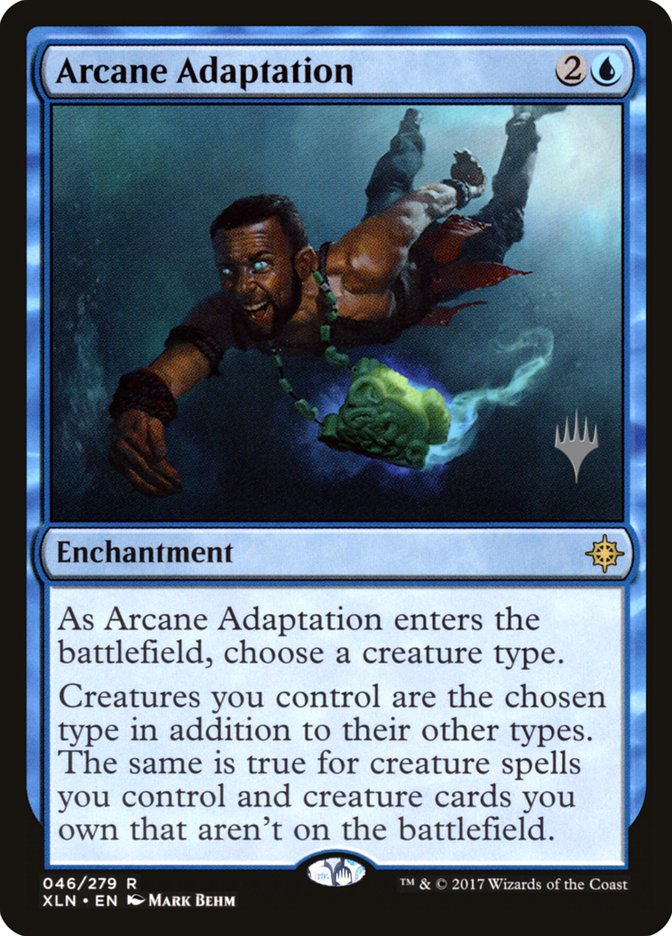 Arcane Adaptation – Rare Magic: The Gathering card from Ixalan Promos (#46p)
