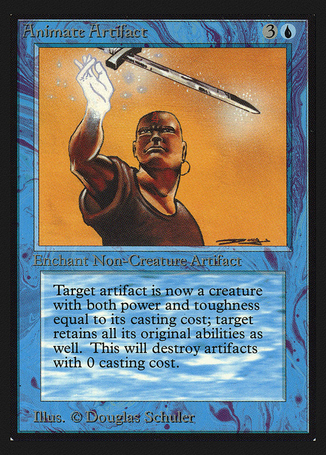 Animate Artifact – Uncommon Magic: The Gathering card from Intl. Collectors' Edition (#49)