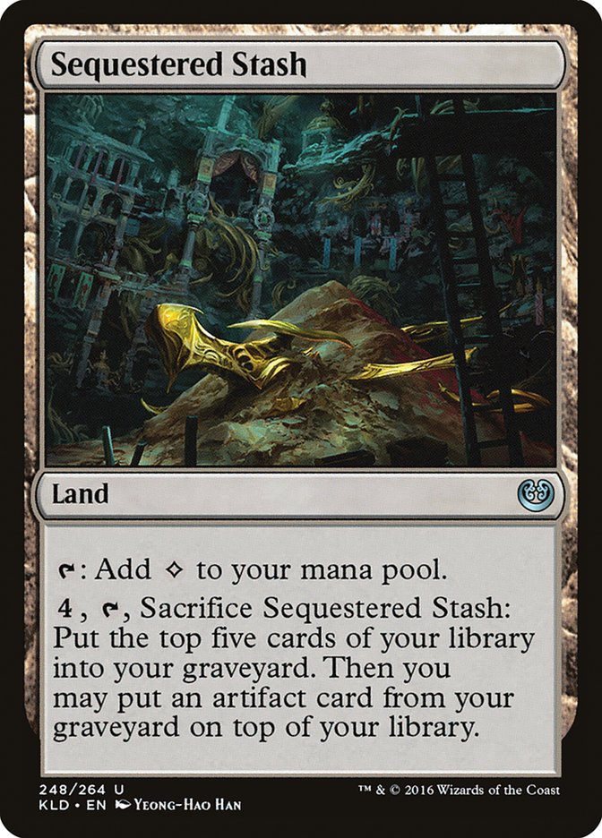 Sequestered Stash – Uncommon Magic: The Gathering card from Kaladesh (#248)