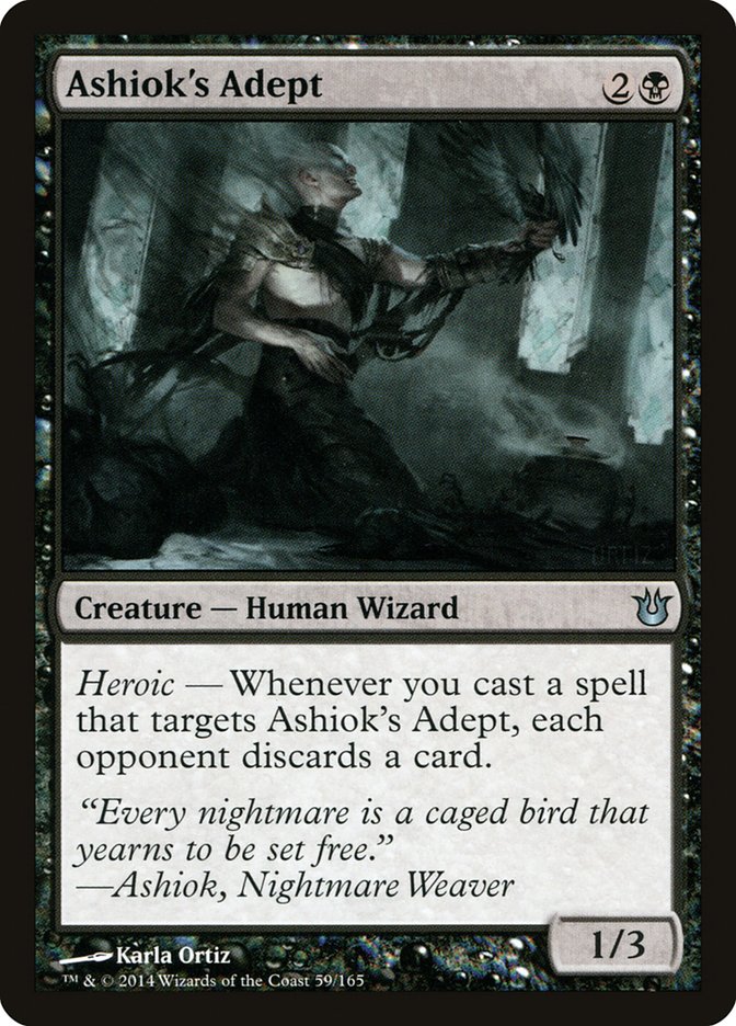 Ashiok's Adept – Uncommon Magic: The Gathering card from Born of the Gods (#59)
