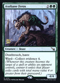 Axebane Ferox – Rare Magic: The Gathering card from Murders at Karlov Manor Promos (#153s)