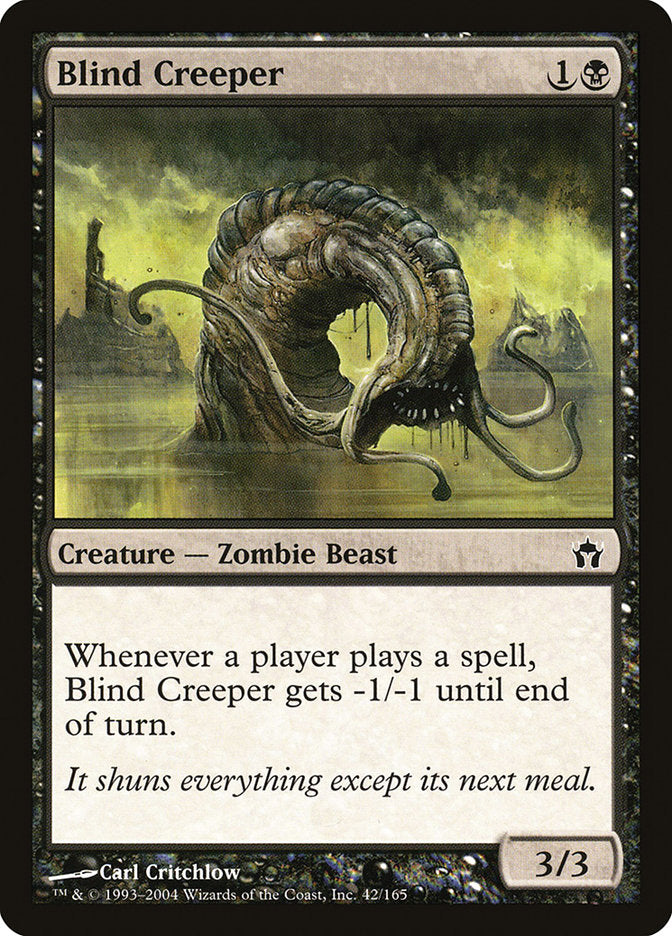 Blind Creeper – Common Magic: The Gathering card from Fifth Dawn (#42)