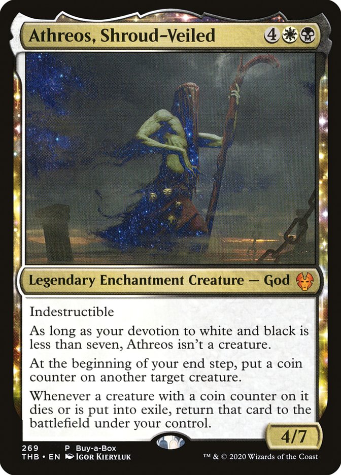 Athreos, Shroud-Veiled – Mythic Magic: The Gathering card from Theros Beyond Death (#269)