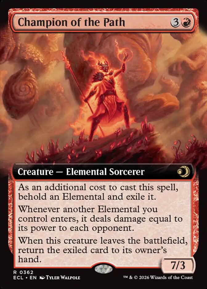 Champion of the Path – Rare Magic: The Gathering card from Lorwyn Eclipsed (#362)