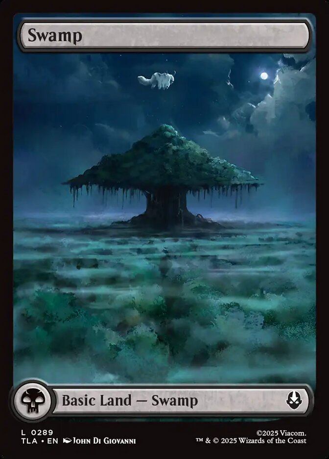 Swamp – Common Magic: The Gathering card from Avatar: The Last Airbender (#289)