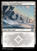 Snow-Covered Wastes – Uncommon Magic: The Gathering card from Modern Horizons 3 (#229)