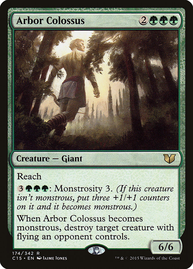 Arbor Colossus – Rare Magic: The Gathering card from Commander 2015 (#174)