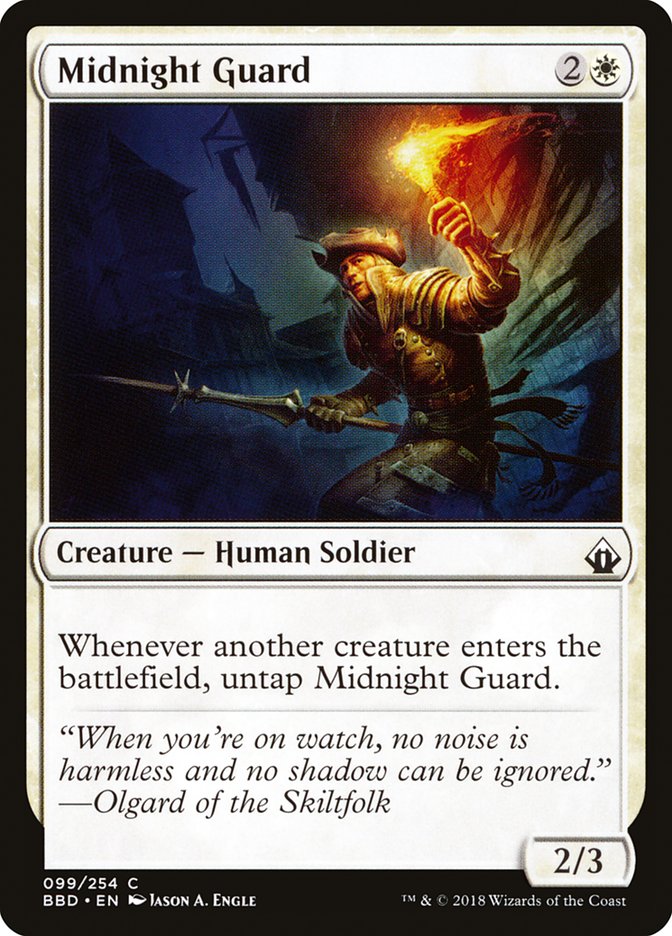 Midnight Guard – Common Magic: The Gathering card from Battlebond (#99)