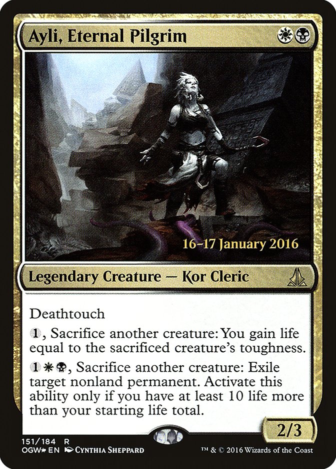 Ayli, Eternal Pilgrim – Rare Magic: The Gathering card from Oath of the Gatewatch Promos (#151s)