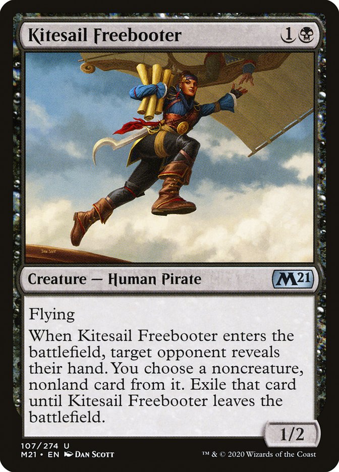 Kitesail Freebooter – Uncommon Magic: The Gathering card from Core Set 2021 (#107)