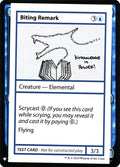 Biting Remark – Rare Magic: The Gathering card from Mystery Booster Playtest Cards 2019 (#17)