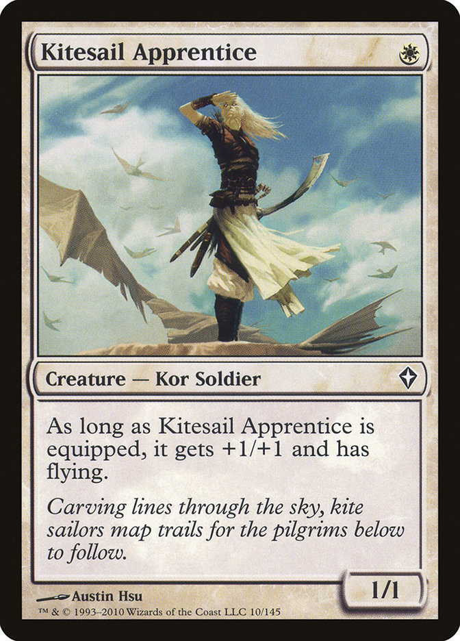 Kitesail Apprentice – Common Magic: The Gathering card from Worldwake (#10)