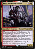 Astor, Bearer of Blades – Rare Magic: The Gathering card from Dominaria United Promos (#194p)