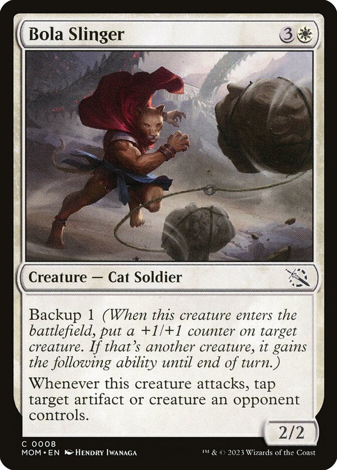 Bola Slinger – Common Magic: The Gathering card from March of the Machine (#8)