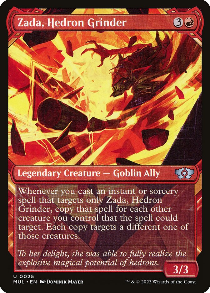 Zada, Hedron Grinder – Uncommon Magic: The Gathering card from Multiverse Legends (#25)
