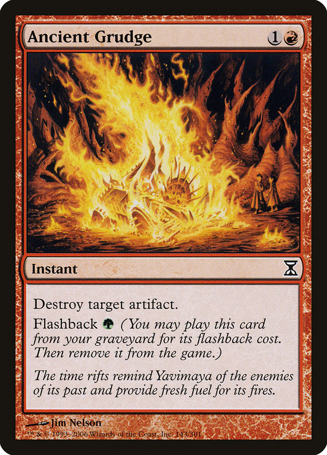 Ancient Grudge – Common Magic: The Gathering card from Time Spiral (#143)