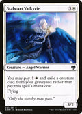 Stalwart Valkyrie – Common Magic: The Gathering card from Kaldheim (#31)
