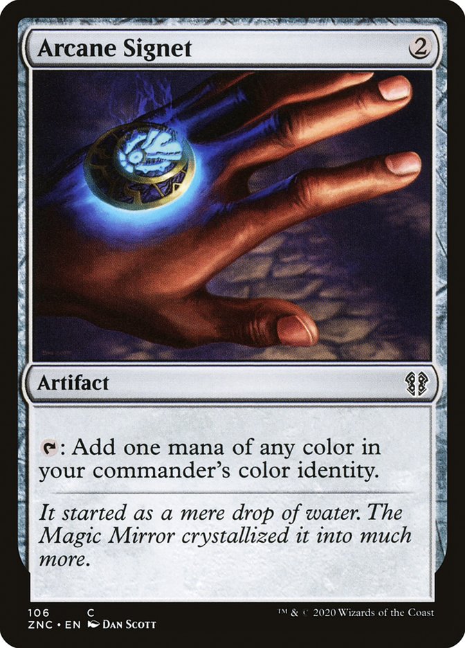 Arcane Signet – Common Magic: The Gathering card from Zendikar Rising Commander (#106)