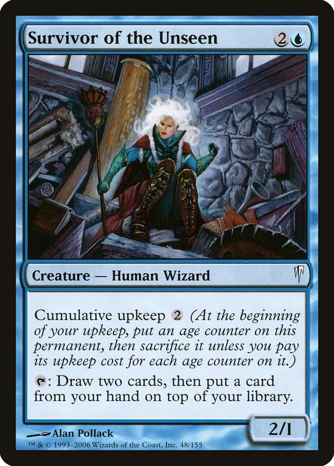Survivor of the Unseen – Common Magic: The Gathering card from Coldsnap (#48)