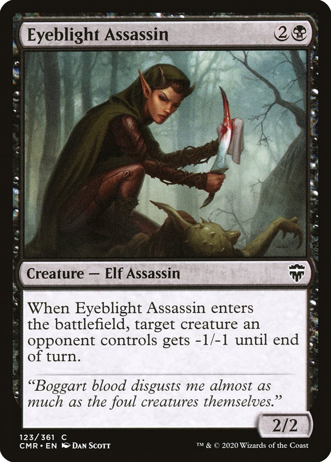 Eyeblight Assassin – Common Magic: The Gathering card from Commander Legends (#123)