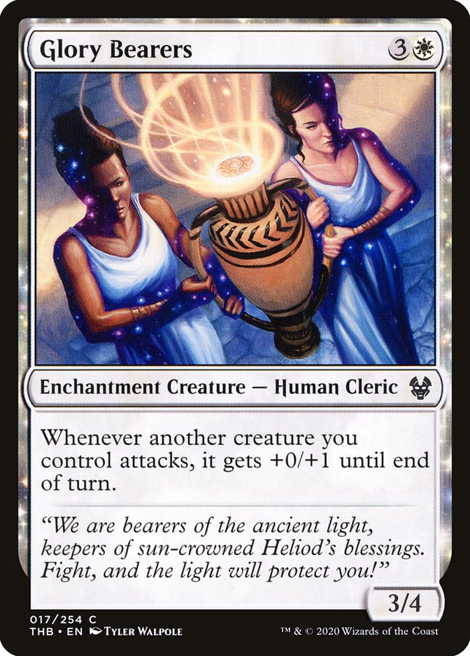 Glory Bearers – Common Magic: The Gathering card from Theros Beyond Death (#17)