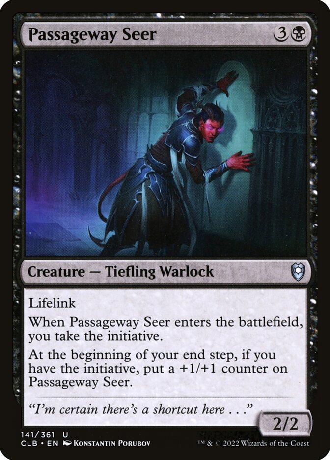 Passageway Seer – Uncommon Magic: The Gathering card from Commander Legends: Battle for Baldur's Gate (#141)