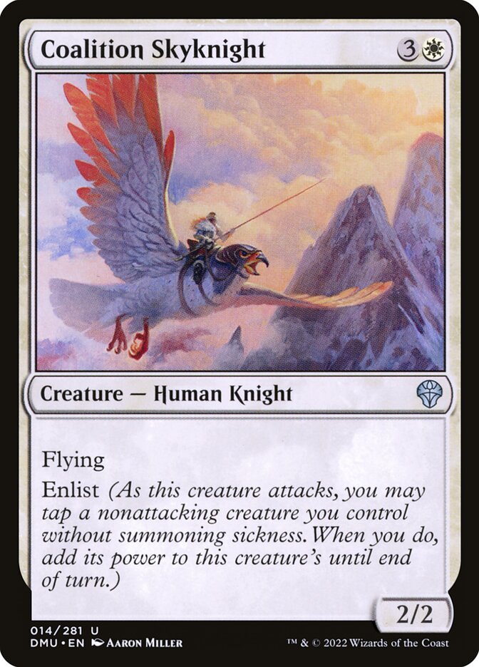Coalition Skyknight – Uncommon Magic: The Gathering card from Dominaria United (#14)