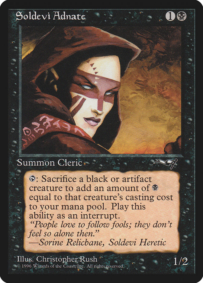 Soldevi Adnate – Common Magic: The Gathering card from Alliances (#60a)