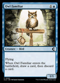 Owl Familiar – Common Magic: The Gathering card from Ravnica: Clue Edition (#90)