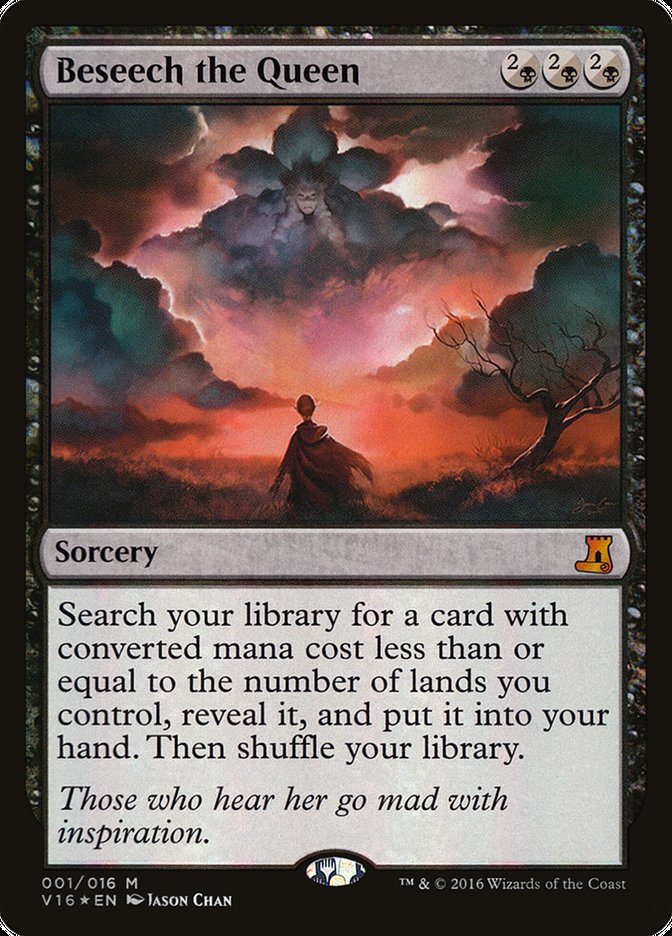 Beseech the Queen – Mythic Magic: The Gathering card from From the Vault: Lore (#1)
