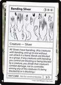Banding Sliver – Rare Magic: The Gathering card from Mystery Booster Playtest Cards 2019 (#2)