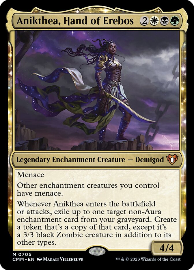 Anikthea, Hand of Erebos – Mythic Magic: The Gathering card from Commander Masters (#705)