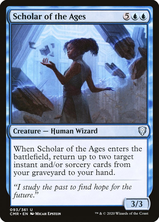 Scholar of the Ages – Uncommon Magic: The Gathering card from Commander Legends (#93)