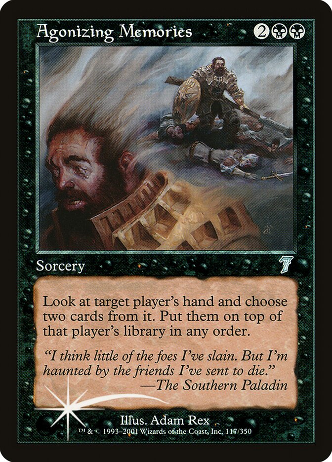 Agonizing Memories – Uncommon Magic: The Gathering card from Seventh Edition (#117★)