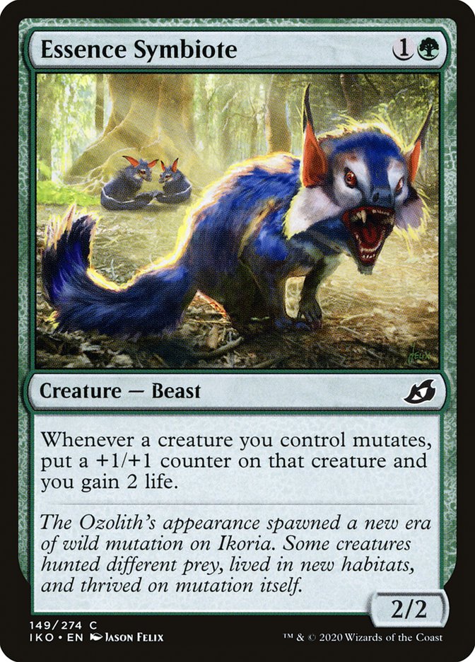 Essence Symbiote – Common Magic: The Gathering card from Ikoria: Lair of Behemoths (#149)